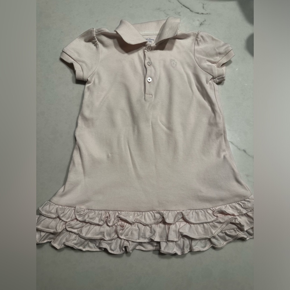 Toddler Girls Polo Ralph Lauren Pink Dress 2T